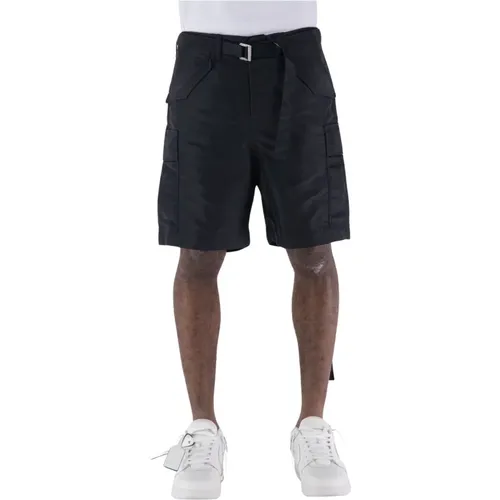 Nylon Twill Casual Shorts , Herren, Größe: XL - Sacai - Modalova