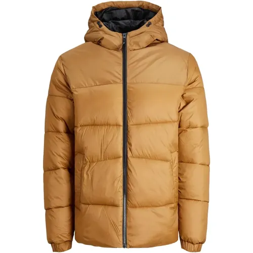 Jack Jones Jacke Gefütterte Pufferjacke mit Kapuze und seitlichen Eingrifftaschen - jack & jones - Modalova