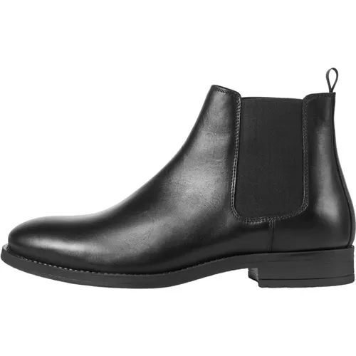 Klassische Chelsea-Boots mit Fersenlasche , Herren, Größe: 43 EU - jack & jones - Modalova