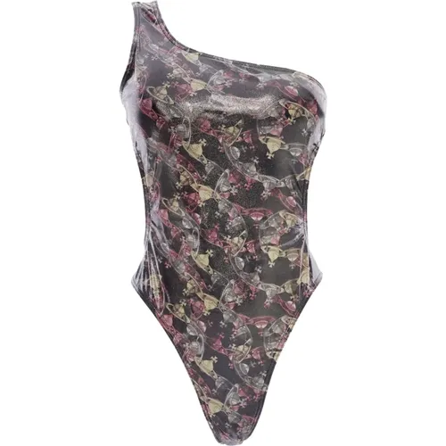 Black Sea Clothing Monokini Crazy Orb , female, Sizes: M - Vivienne Westwood - Modalova