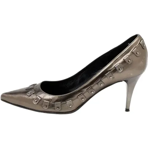 Pre-owned Leather heels , female, Sizes: 6 UK - Burberry Vintage - Modalova