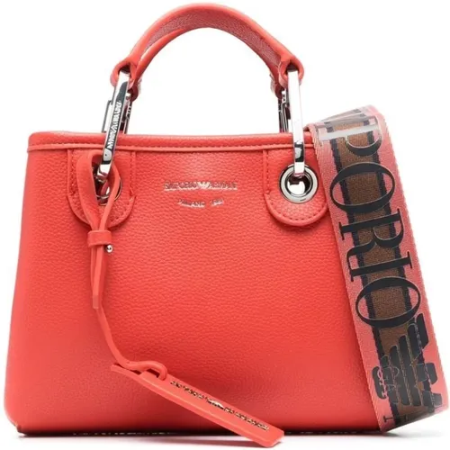 Stylish Armani Leather Bag , female, Sizes: ONE SIZE - Emporio Armani - Modalova