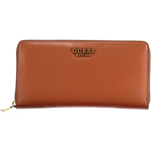 Polyethylene Wallet with Zip Closure , female, Sizes: ONE SIZE - Guess - Modalova