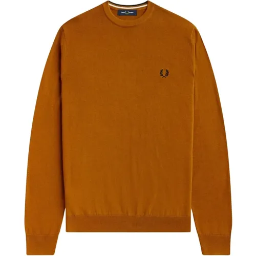 Eco-Friendly Classic Crewneck Sweater , male, Sizes: M - Fred Perry - Modalova