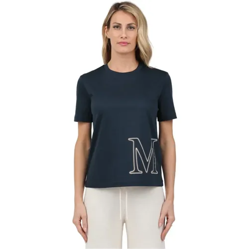 Monogram T-shirt , female, Sizes: M - Max Mara - Modalova