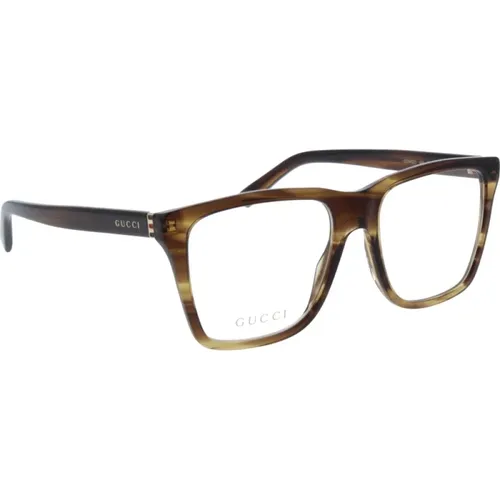 Stylish Prescription Glasses for Men , male, Sizes: 54 MM - Gucci - Modalova