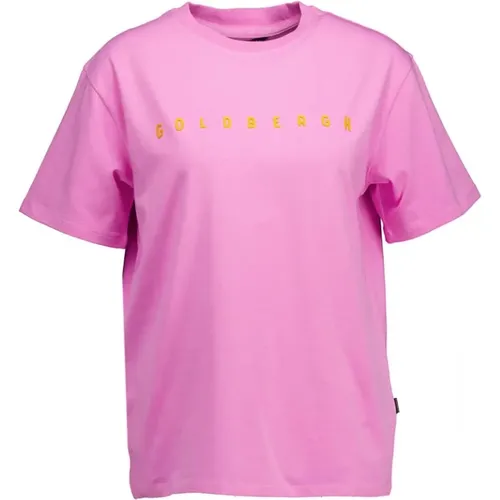 Stylish Ruth T-Shirt for Women , female, Sizes: L, XL - Goldbergh - Modalova
