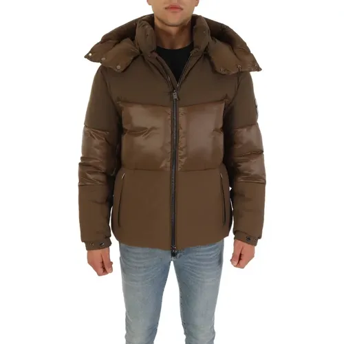 Water-Repellent Hooded Jacket with Double Fabric Padding , male, Sizes: XL - Hugo Boss - Modalova
