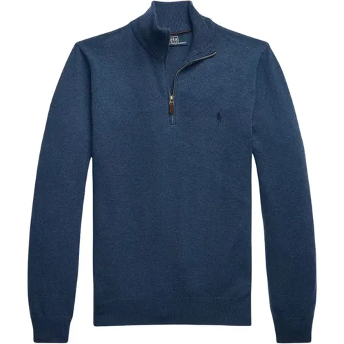 Wool Zip-Up Sweater , male, Sizes: L, M, S - Polo Ralph Lauren - Modalova