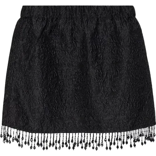 Embellished skirt , female, Sizes: 2XS - Ganni - Modalova