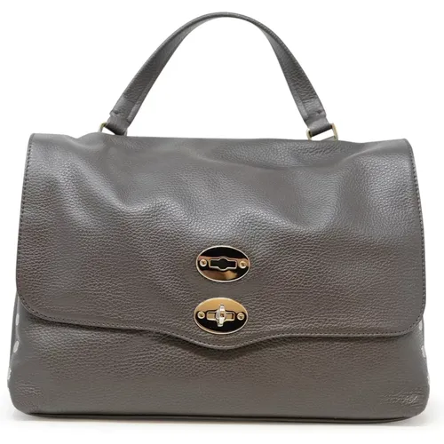 Leather Shoulder Bag Postina Daily , female, Sizes: ONE SIZE - Zanellato - Modalova