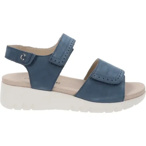 Leder Damen Sandalen , Damen, Größe: 40 EU - Cinzia Soft - Modalova