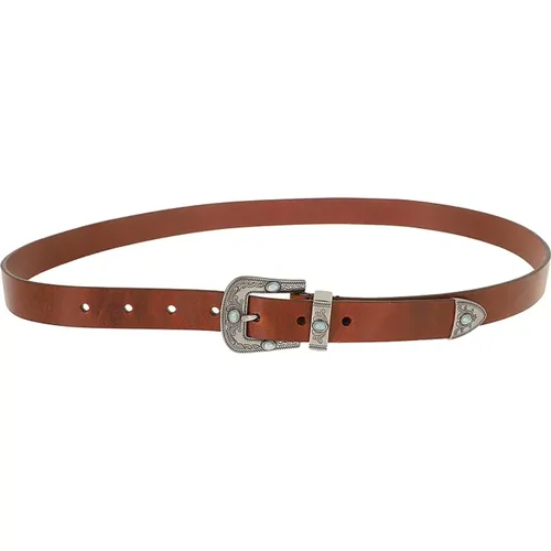 Luxurious Leather Belt , male, Sizes: 100 CM - BRUNELLO CUCINELLI - Modalova