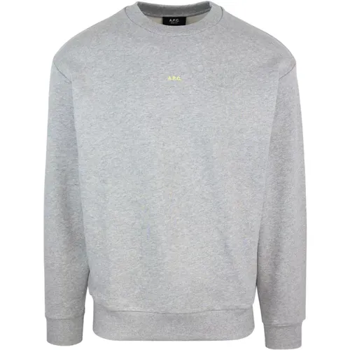 Cotton Crewneck Sweater , male, Sizes: XL, S, M, L - A.p.c. - Modalova