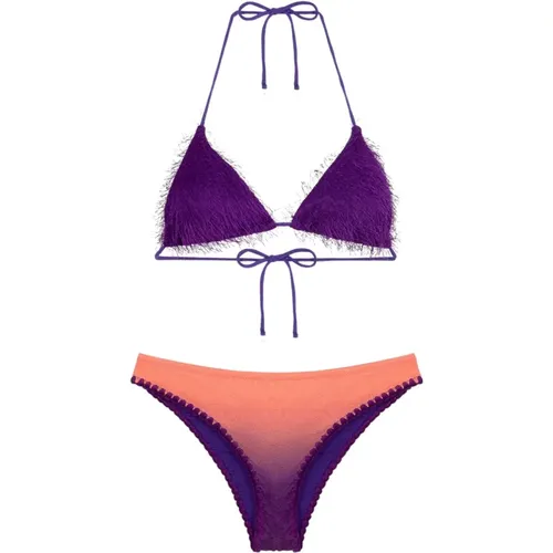 Bikini Triangolo E Slip Coulotte Visionary Dose - F**k - Modalova