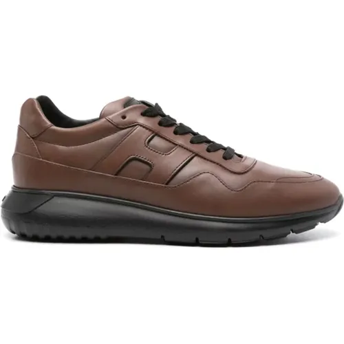 Calf Sneaker , male, Sizes: 10 UK, 7 1/2 UK, 9 1/2 UK, 8 1/2 UK, 9 UK, 7 UK - Hogan - Modalova