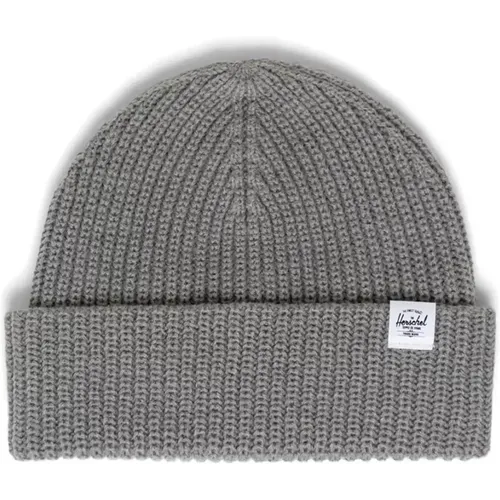 Graue Baumwoll Watch Cap Beanie - Herschel - Modalova