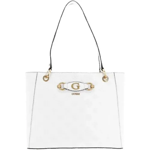 Peony Shopper Tasche mit Logo , Damen, Größe: ONE Size - Guess - Modalova