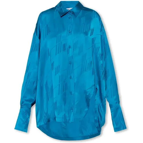 Diana oversize shirt , female, Sizes: XS, S - The Attico - Modalova