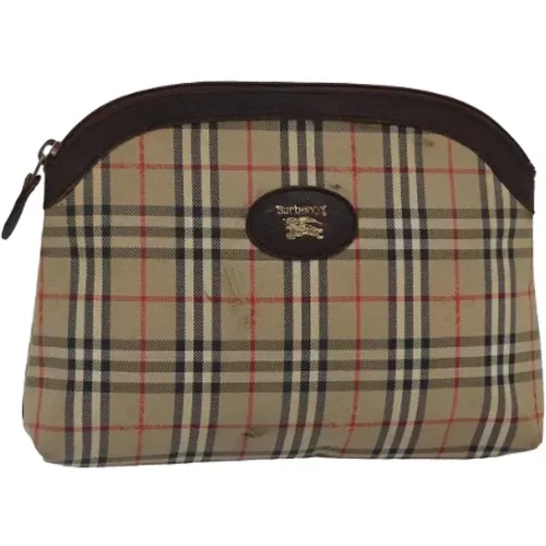 Pre-owned Canvas pouches , female, Sizes: ONE SIZE - Burberry Vintage - Modalova