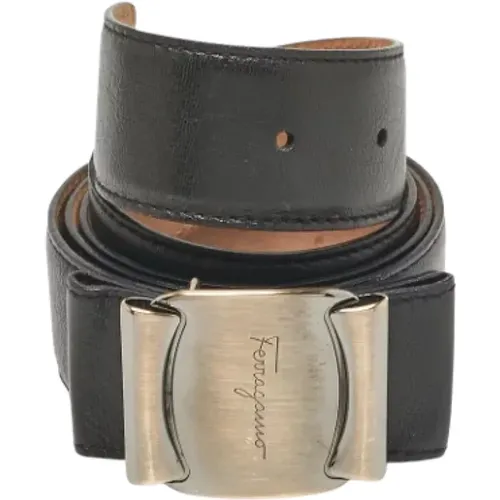 Pre-owned Leather belts , female, Sizes: ONE SIZE - Salvatore Ferragamo Pre-owned - Modalova