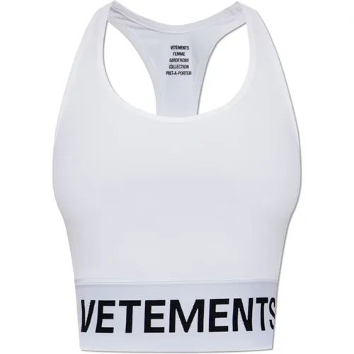 Sports Top , Damen, Größe: S - Vetements - Modalova