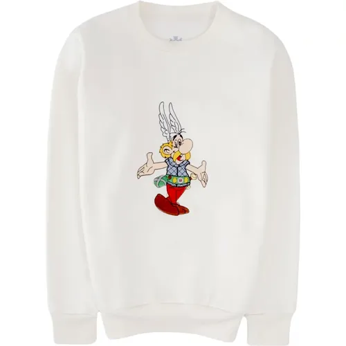 Asterix Bestickter Sweatshirt , Damen, Größe: M - Equipe 55 - Modalova
