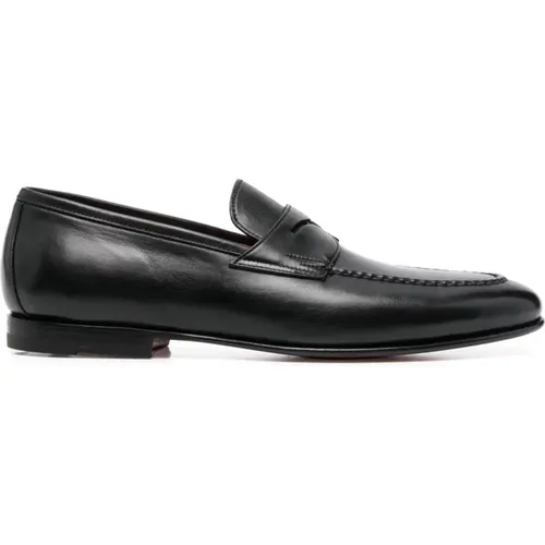 Leather Loafers , female, Sizes: 5 UK - Santoni - Modalova