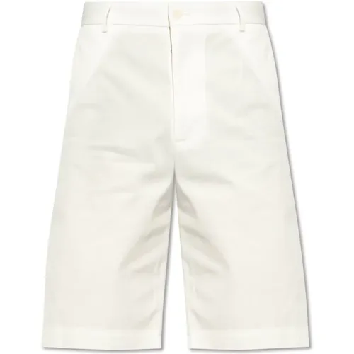 Shorts with logo , male, Sizes: L - Dolce & Gabbana - Modalova