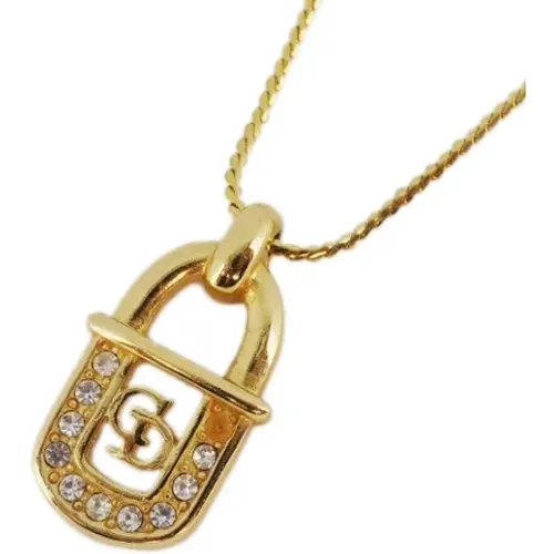 Pre-owned Gold dior-jewelry , female, Sizes: ONE SIZE - Dior Vintage - Modalova