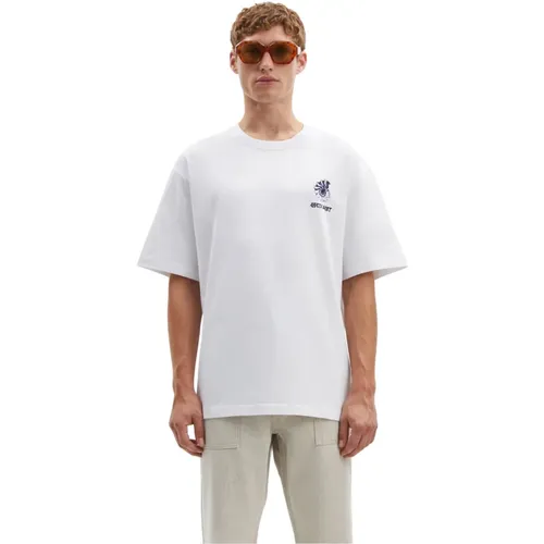 Skandinavischer Stil Sawind Uni T-Shirt , Herren, Größe: XL - Samsøe Samsøe - Modalova
