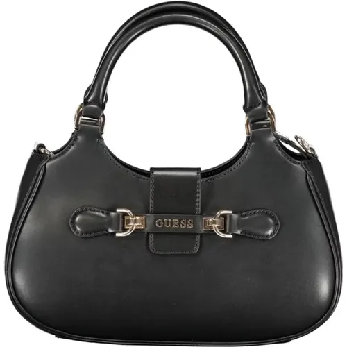 Schwarze Polyethylen-Handtasche - Guess - Modalova