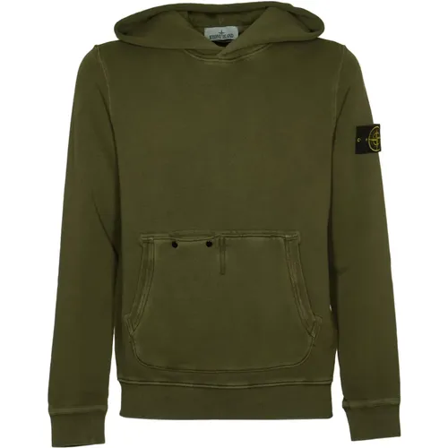 Stylische Hoody Pullover , Herren, Größe: M - Stone Island - Modalova