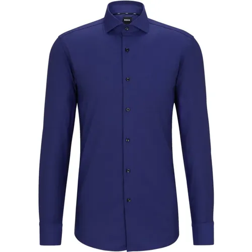 Slim Fit Cotton Twill Shirt in , male, Sizes: XL, 2XL, L - Hugo Boss - Modalova