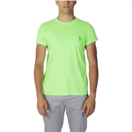 Men&s T-shirt , male, Sizes: L, 2XL - U.s. Polo Assn. - Modalova