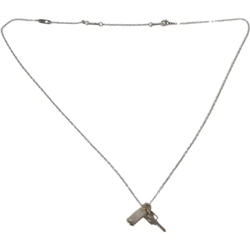 Pre-owned Metal necklaces , female, Sizes: ONE SIZE - Louis Vuitton Vintage - Modalova