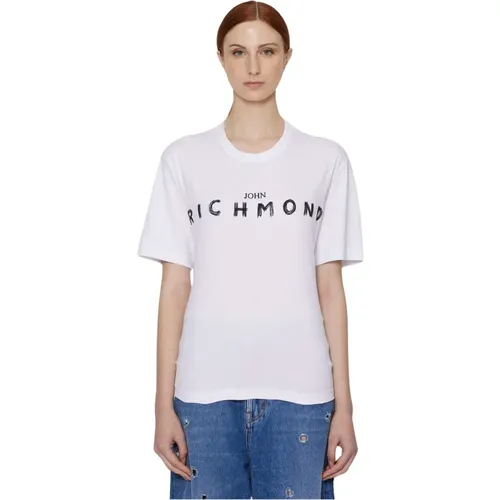T-Shirts , Damen, Größe: M - John Richmond - Modalova