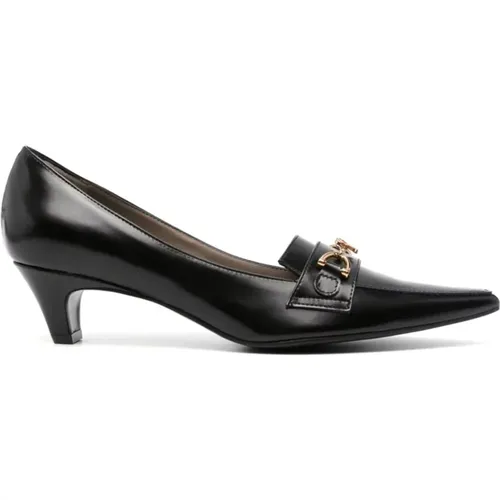 Leather Bow Detail Low Heel Pumps , female, Sizes: 5 UK, 4 1/2 UK, 5 1/2 UK, 7 UK, 4 UK, 6 UK - Roberto Festa - Modalova