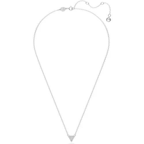 Trilliant-Cut Triangle Pendant Necklace , Damen, Größe: ONE Size - Swarovski - Modalova