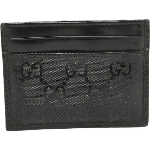 Pre-owned Coated canvas wallets , male, Sizes: ONE SIZE - Gucci Vintage - Modalova