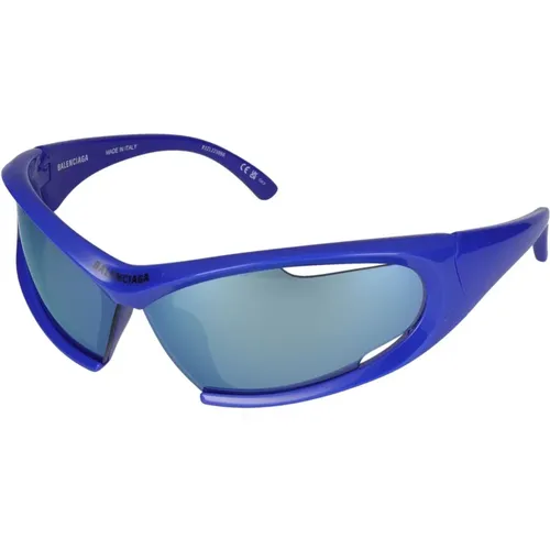 Stylische Sonnenbrille BB0318S,Blaue Sonnenbrille mit Zubehör - Balenciaga - Modalova