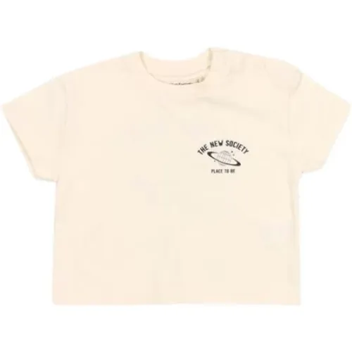 Saturn Baby T-Shirt Vanillecreme - The New Society - Modalova