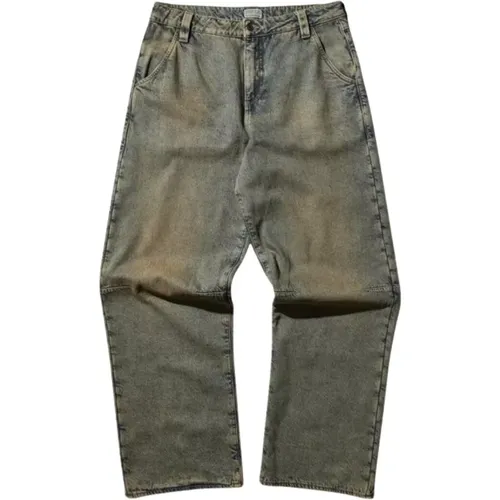 Lockerer Flanellhose , Herren, Größe: W31 - Guess - Modalova