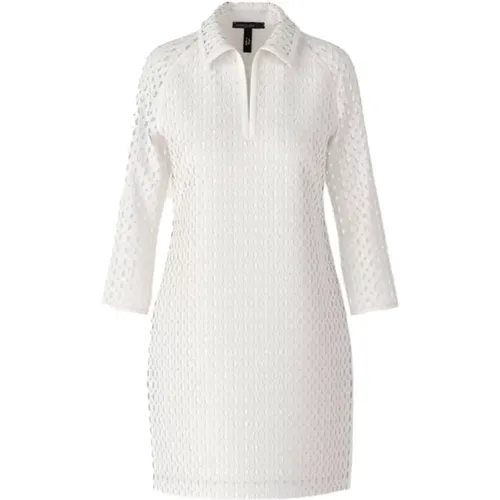 Elegant Offwhite Midi Dress , female, Sizes: M - Marc Cain - Modalova