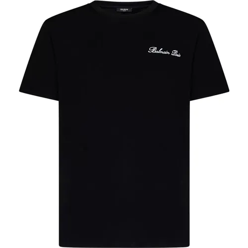 Logo Tee for Men , male, Sizes: S, L, M - Balmain - Modalova