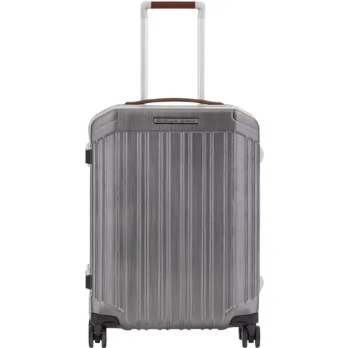 Ultra Slim Cabin Trolley with 4 Wheels , male, Sizes: ONE SIZE - Piquadro - Modalova