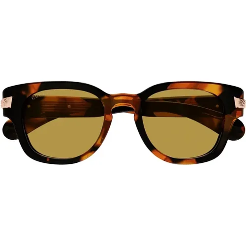 Havana Sunglasses Gg1518S 003 , unisex, Sizes: 51 MM - Gucci - Modalova