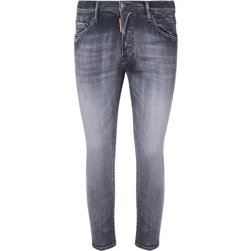 Kühle blaue Baumwoll-Denim-Jeans , Herren, Größe: L - Dsquared2 - Modalova