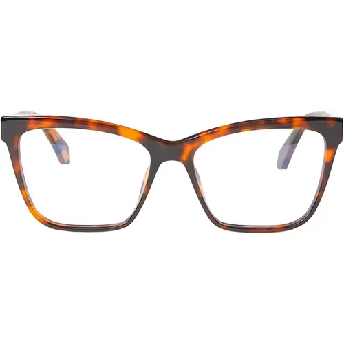 Butterfly Frame Glasses , female, Sizes: 55 MM - Off White - Modalova