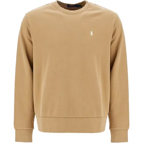 Iconic Logo Crewneck Sweatshirt , Herren, Größe: L - Polo Ralph Lauren - Modalova